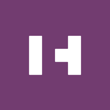 Símbolos brancos em fundo roxo