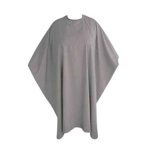 Penteador cinzento com botão