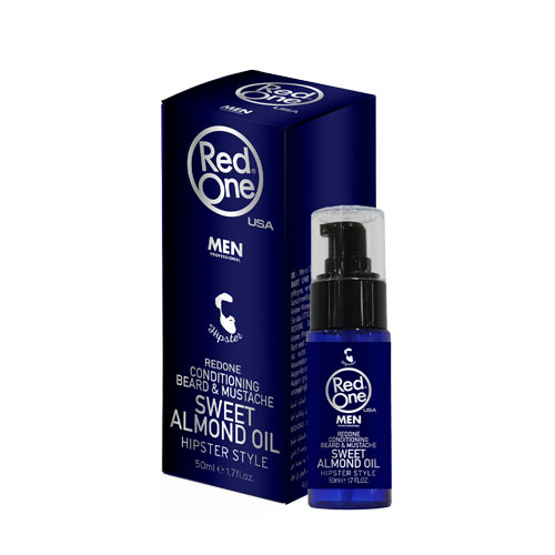 Óleo barba & bigode Amêndoa Red One 50ml