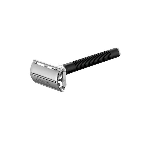 Máquina de barbear clássica preta Captain Cook