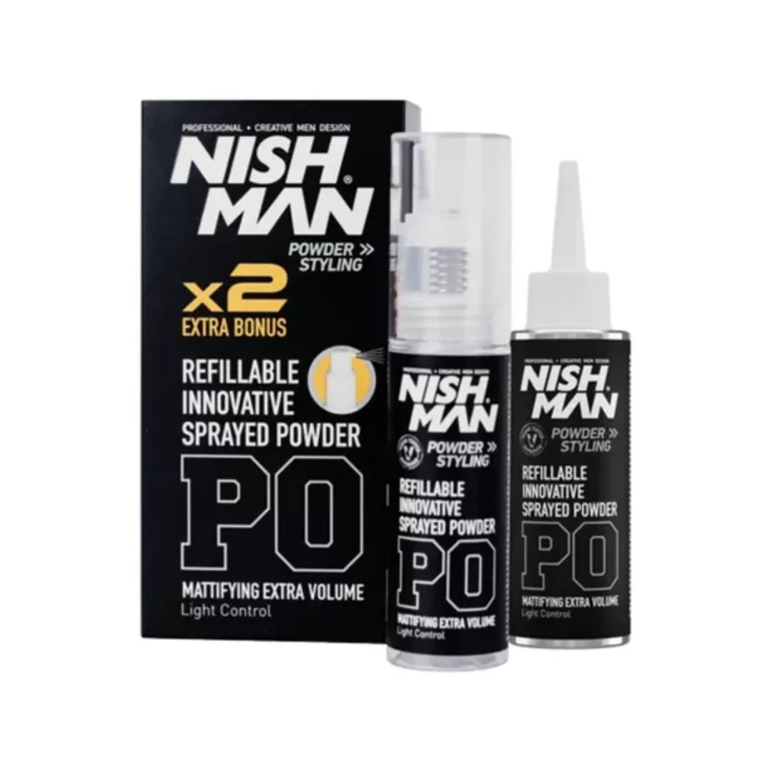 Cera em pó Nishman - P0 Refillable 20g + 20g