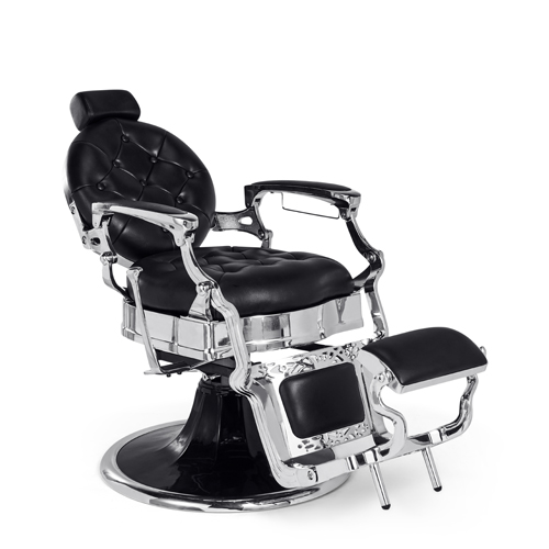 Cadeira de Barbeiro Kirk B Prateada