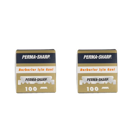 Lâminas Perma Sharp - 2 caixas ( 200 lâminas)