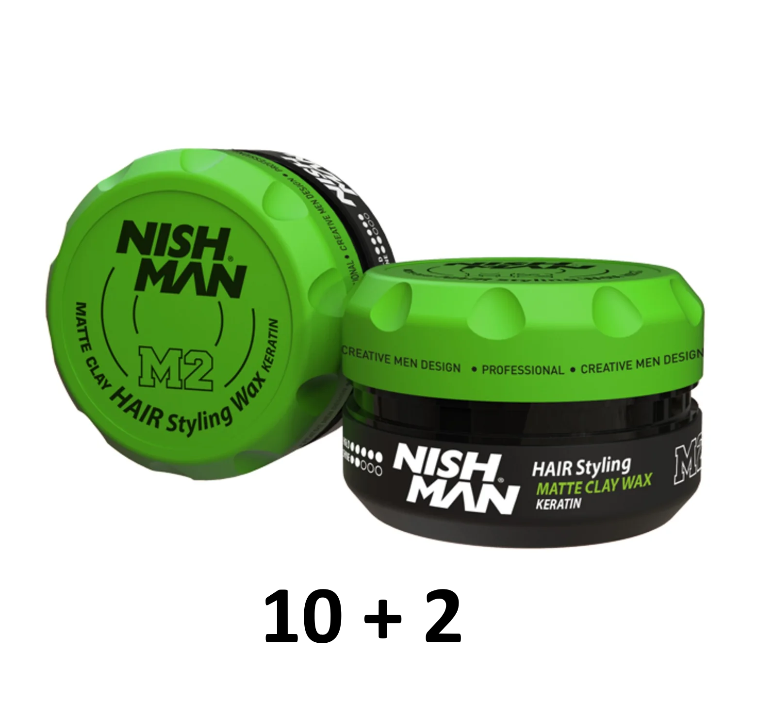 Cera Matte Clay Keratin Nishman M2 100ml (10+2)