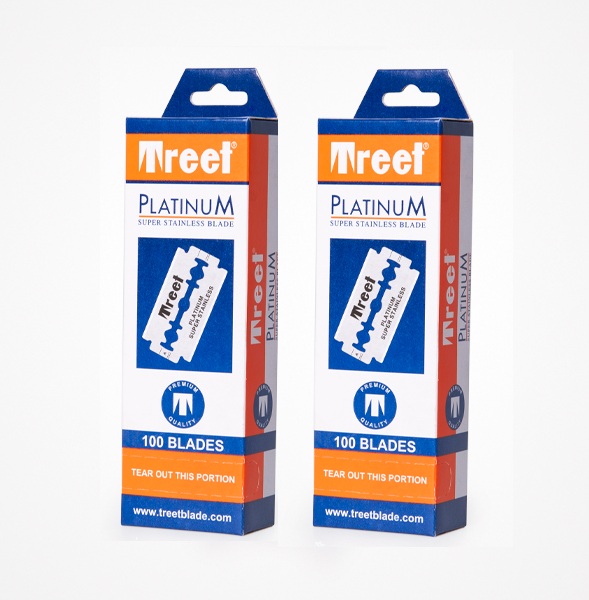 Lâminas Barbear Treet Platinium Inteiras 2 caixas - 400 Unidades