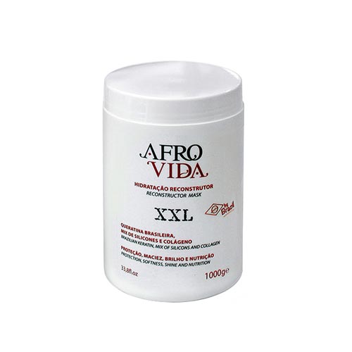 Máscara Hidratação Capilar Afrovida Xxl Reconstrutor 1000 ml