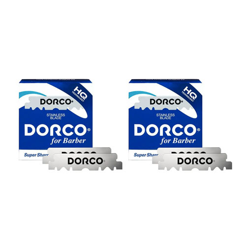 Dorco for Barber 200 lâminas partidas - 2 caixas