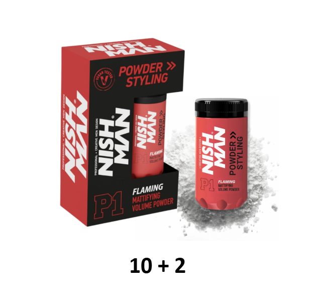 Cera em pó Nishman - P1 Flaming 20g (10+2)