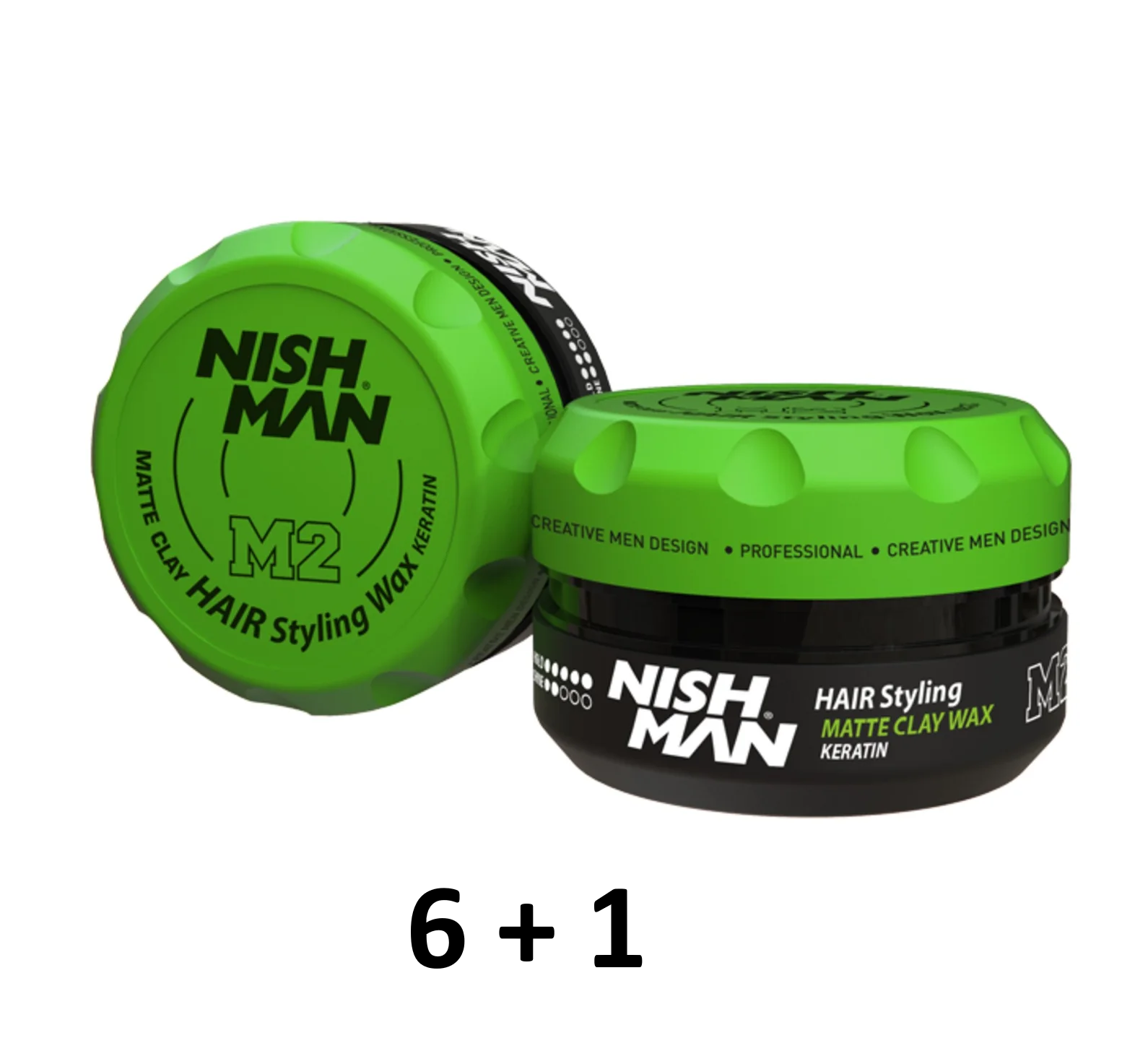 Cera Matte Clay Keratin Nishman M2 100ml (6+1)