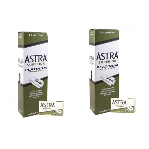Astra S/Platinum 2 Caixas 200 Laminas