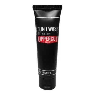 Tubo preto 3 IN 1 WASH UPPERCUT DELUXE 30 mL