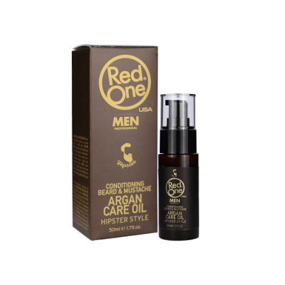 Frasco de óleo para barba e bigode Red.One USA Men com embalagem