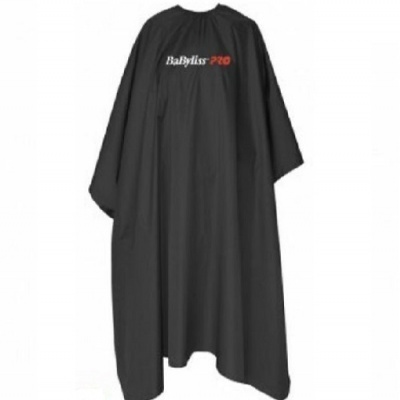 Capa preta para cabeleireiro com logo BaByliss PRO