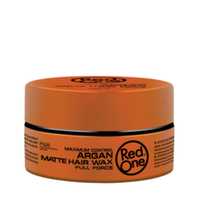 Pote laranja de cera para cabelo Matte Hair Wax Red One