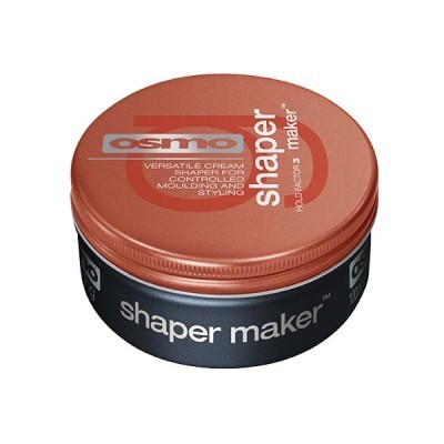Embalagem redonda de creme versátil Osmo Shaper Maker cor cobre e preta