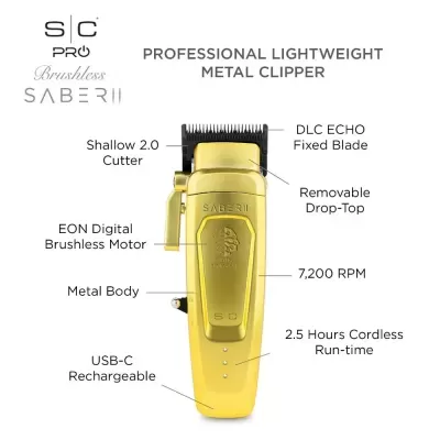 Stylecraft Saber II Clipper dourada