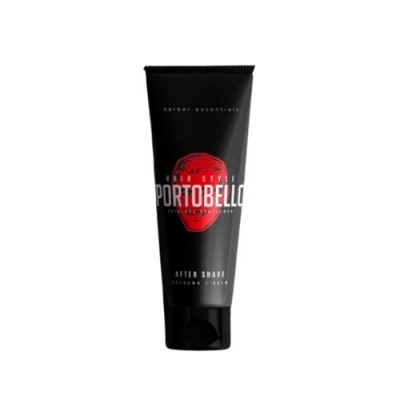 Frasco tubo preto de plástico de after shave Portobello