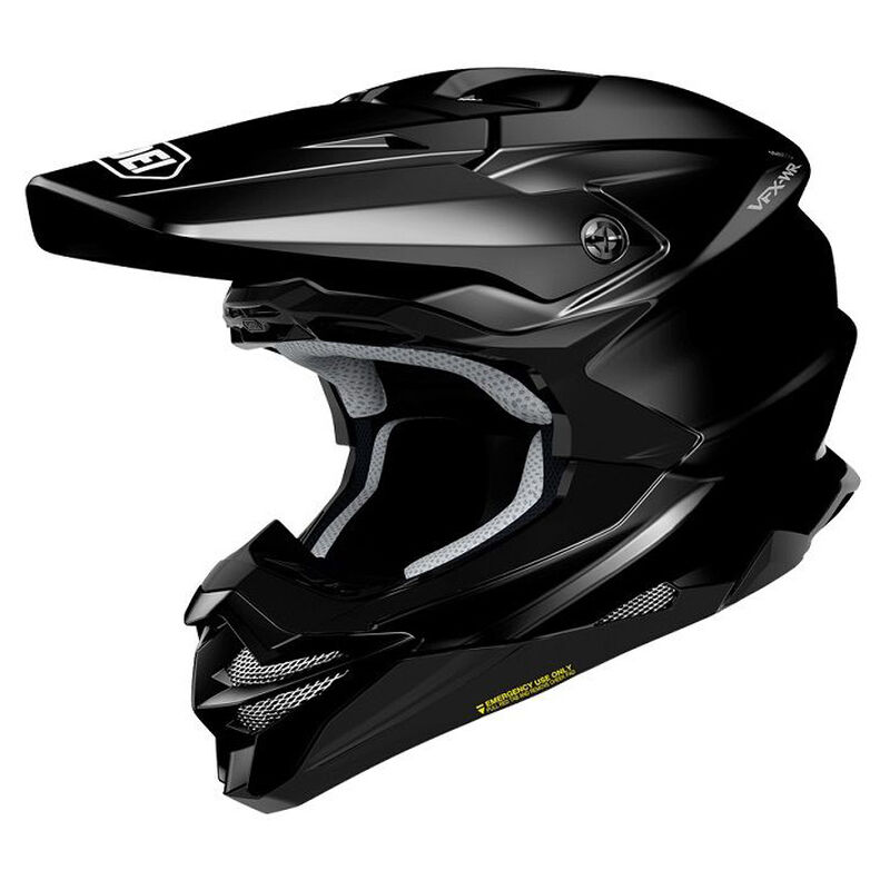Capacete Shoei VFX-WR 06 Preto Capacete integral preto para motociclismo com visera ajustável