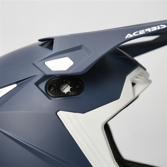 Capacete Acerbis Whoops Azul Capacete motocross azul escuro com detalhes brancos e logo Acerbis