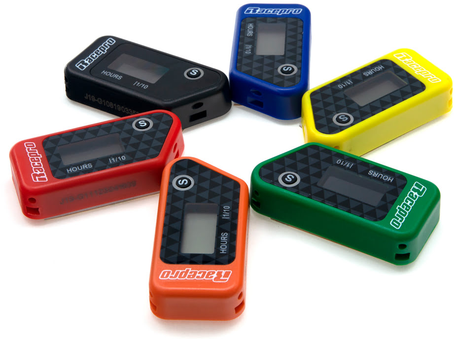 CONTADOR DE HORAS VIBRAÇÃO / WIRELESS RACEPRO Dispositivos eletrónicos coloridos Accu-Chek com ecrã digital