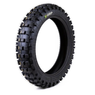 Pneu preto para motocross X-GRIP com piso quadrado