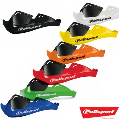 Protetores de mão Polisport coloridos para bicicleta ou mota