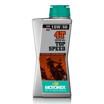 Frasco de óleo para motor Motorex Top Speed 4T 1 litro