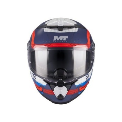 Capacete integral colorido MT Helmets com viseira transparente