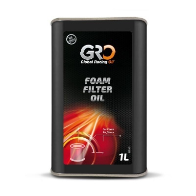 Lata de óleo para filtro de espuma GRO 1 litro.