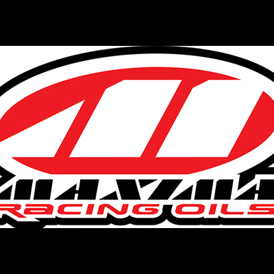 Logótipo ALL-HAZARD RACING OILS em fundo preto com cores vermelho e branco