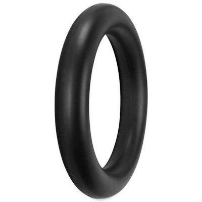 Anel de borracha preto circular