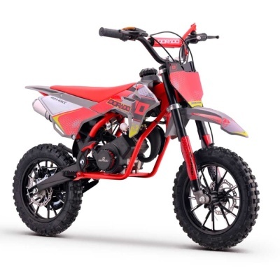 Mini moto de corrida vermelha e preta DORADO MOJ 49CC