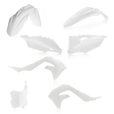 Peças plásticas brancas para motocross/todo-o-terreno