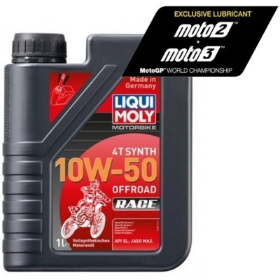 Garrafão de lubrificante para moto Liqui Moly 10W-50 Offroad