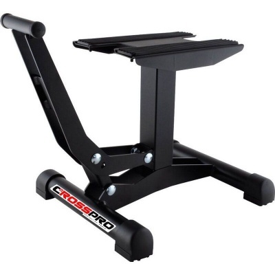 Suporte para bicicleta indoor Cross Pro preto de metal