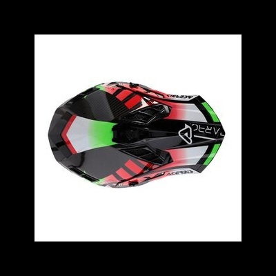 Capacete Acerbis colorido com design moderno e aerodinâmico