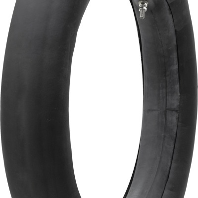 Câmara de ar preta com válvula metálica