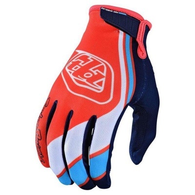 Luvas desportivas multicolor com fecho no pulso e logo branco