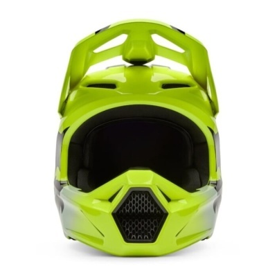 Capacete verde fluorescente para motocross
