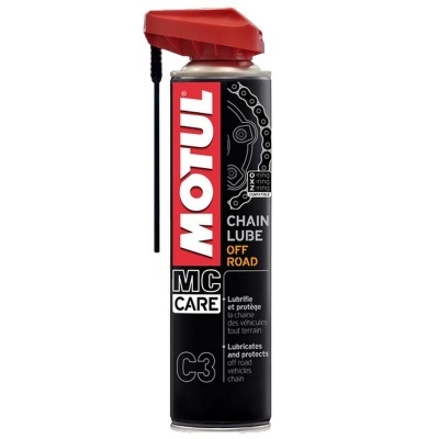 Frasco spray de lubrificante para corrente MOTUL CHAIN LUBE OFF ROAD MC CARE C3