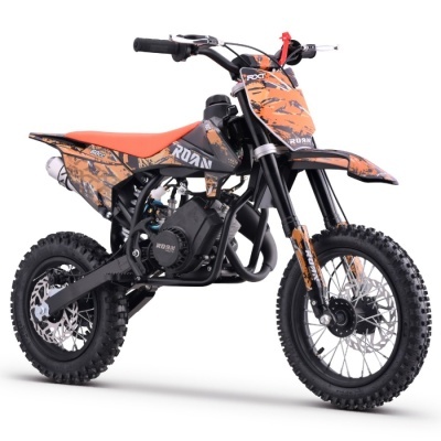 Motocross criança camuflado laranja e preto 60cc ROAN