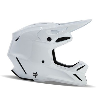 Capacete integral branco para motociclismo ou desportos radicais