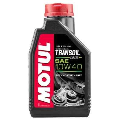Frasco de óleo para transmissão MOTUL SAE 10W40 com tampa vermelha