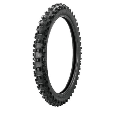 Pneu de motocross preto com cravos grandes