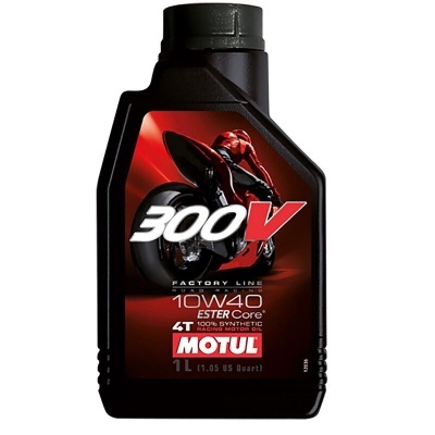 Frasco de óleo para motor de motocicleta MOTUL 300V 10W40 1 litro