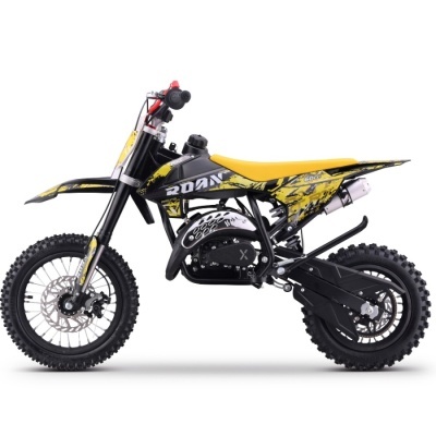 Motocross infantil Roan amarelo e preto 60cc em fundo branco