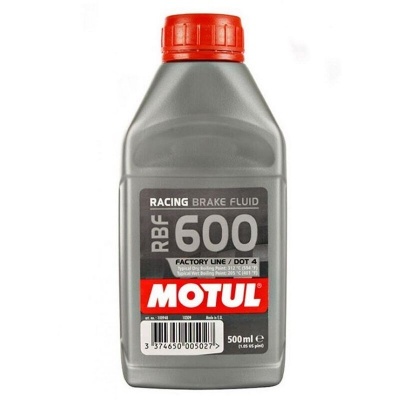 Frasco de fluido de travões MOTUL RBF 600 com tampa vermelha