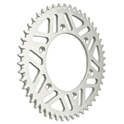 corrente dentada metálica prateada