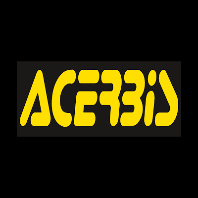 Logótipo amarelo ACEBIS sobre fundo preto