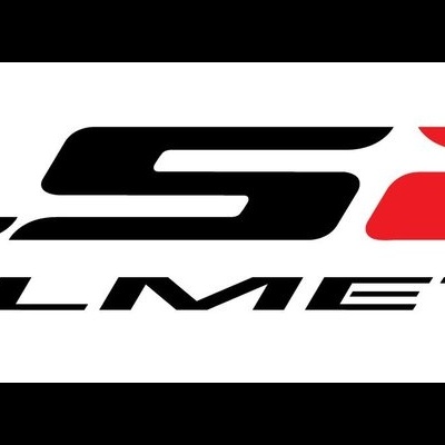 Logótipo LS2 HELMETS em preto e vermelho sobre fundo branco